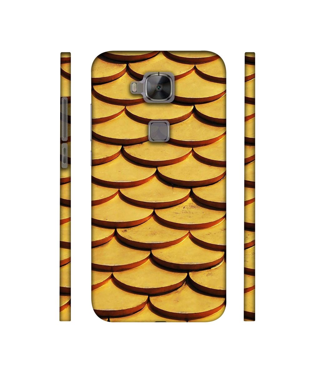 Amazon Brand - Solimo Designer Wooden Semi Circle Texture 3D Printed Hard Back Case Mobile Cover for Huawei G8