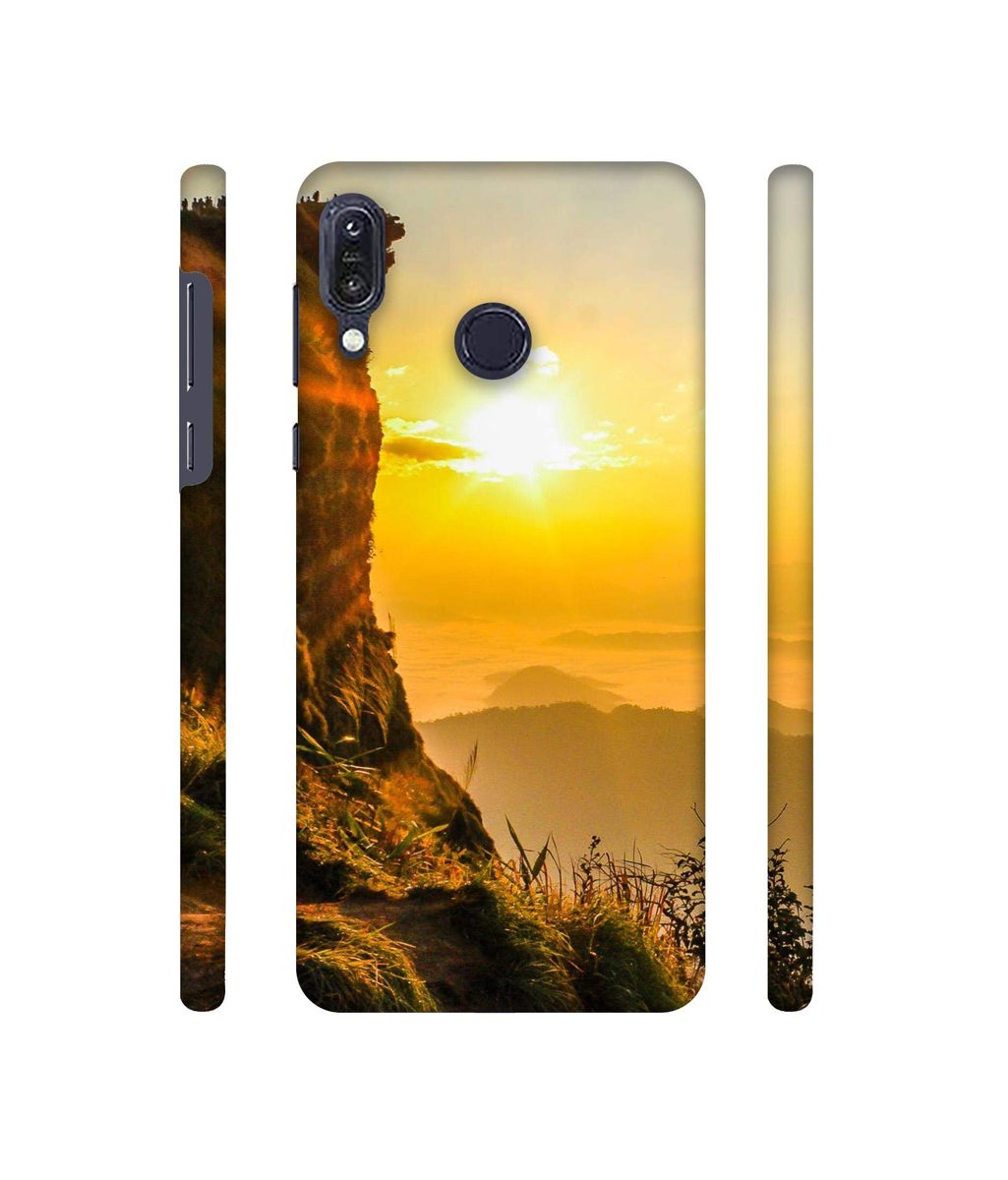 Amazon Brand - Solimo Designer Mountan Side Sun View 3D Printed Hard Back Case Mobile Cover for Asus Zenfone Max M1 ZB555KL