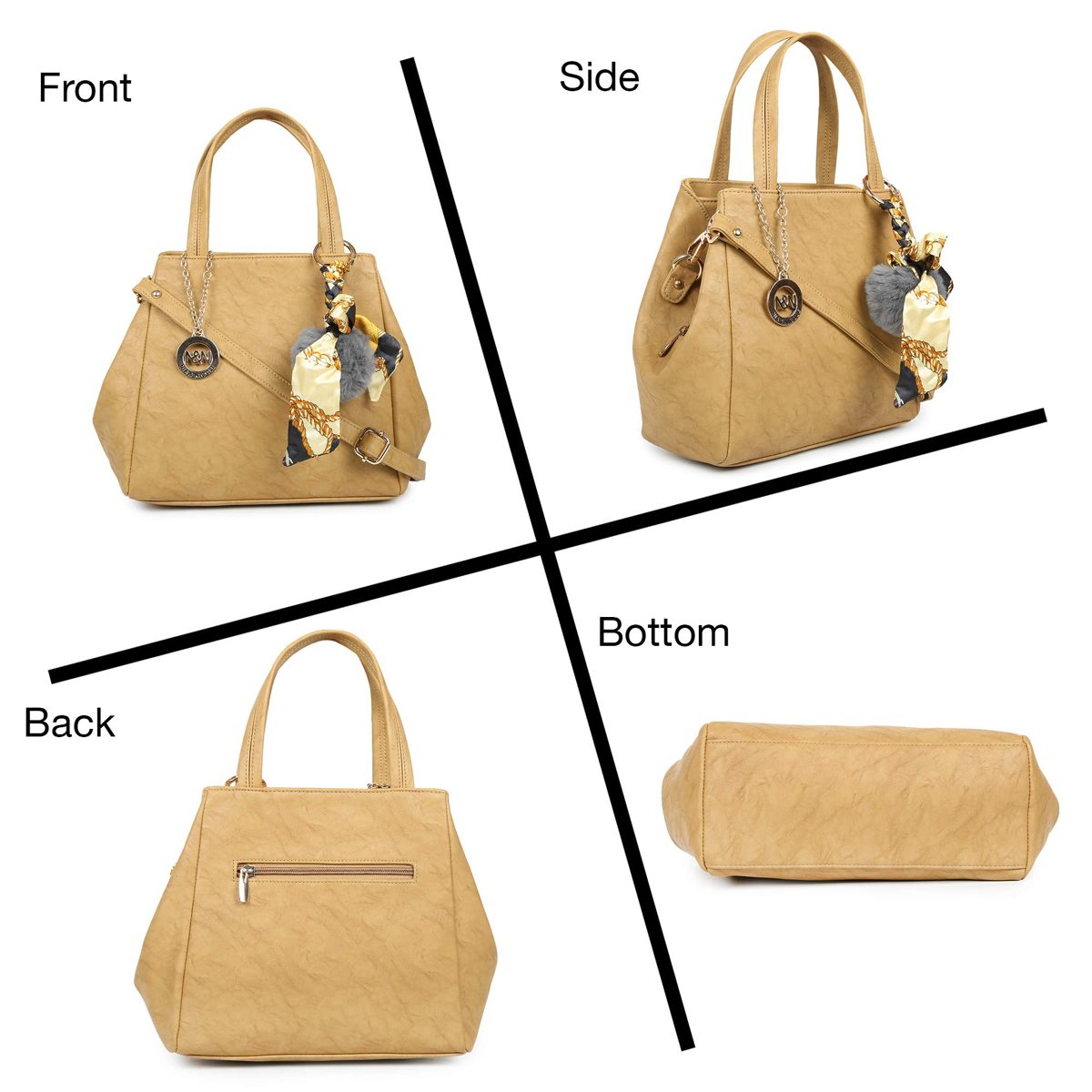 Nia & Nicole Women's Handbag (Mustard)