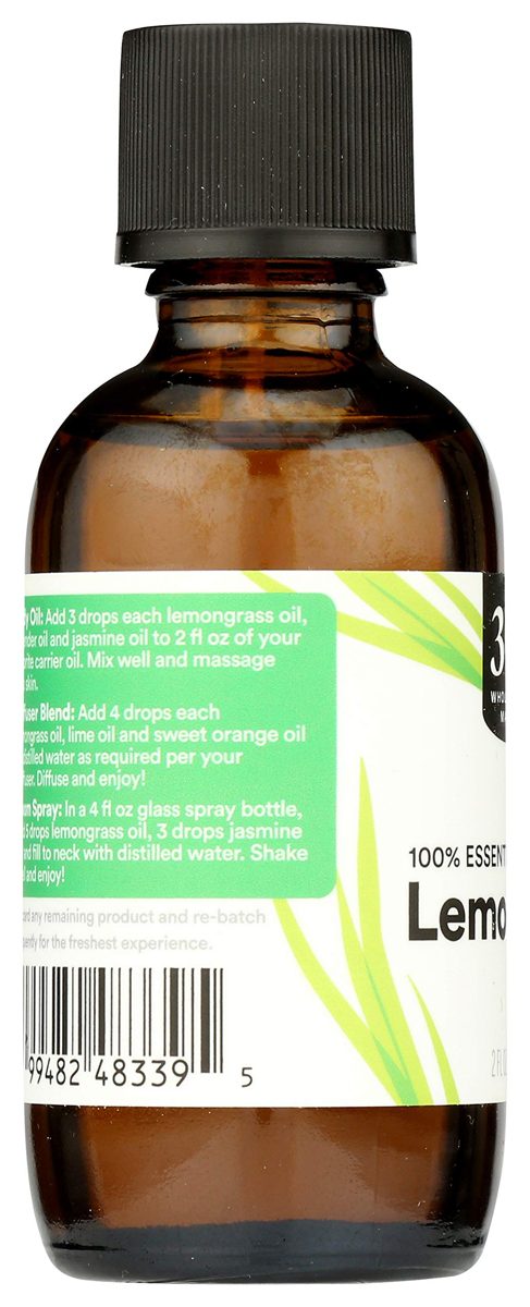 365 Everyday Value, Essential Oil Lemongrass Value Size, 2 fl oz