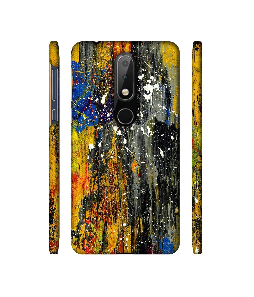 Amazon Brand - Solimo Designer Multicolor Color Splsh 3D Printed Hard Back Case Mobile Cover for Nokia 6.1 Plus