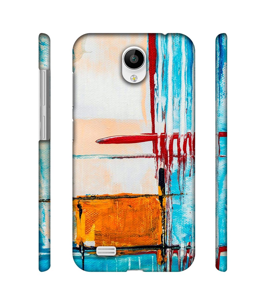 Amazon Brand - Solimo Designer Glass Paint 3D Printed Hard Back Case Mobile Cover for Vivo Y21L