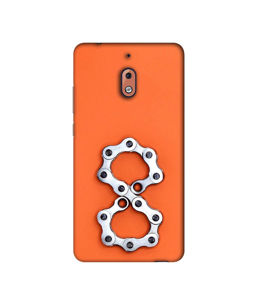 Amazon Brand - Solimo Designer Number Eight 3D Printed Hard Back Case Mobile Cover for Nokia 2.1