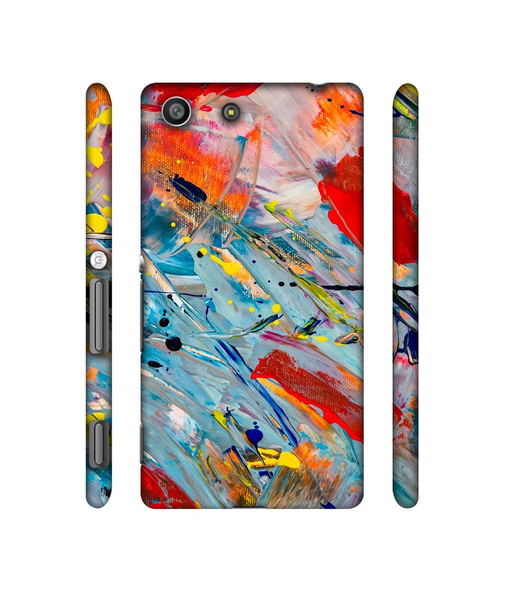 Amazon Brand - Solimo Designer Colour Texture 3D Printed Hard Back Case Mobile Cover for Sony Xperia M5 Dual