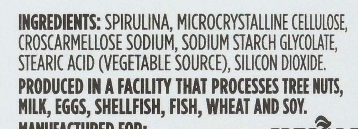 Whole Foods Market, Spirulina 3000mg, 250 ct