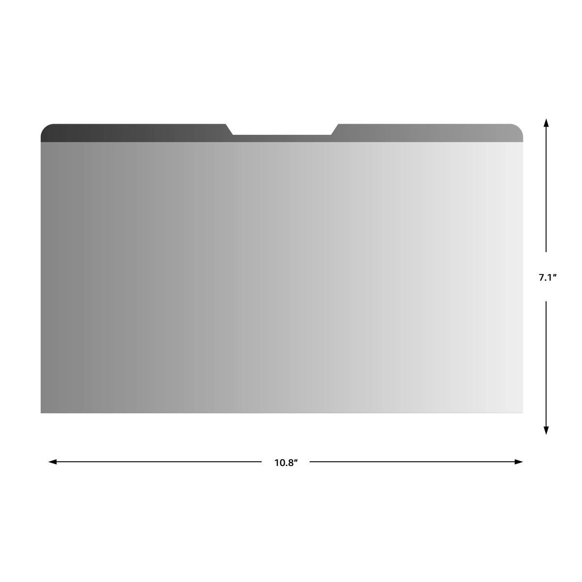 AmazonBasics Slim Magnetic Privacy Screen Filter for 12 Inch MacBook (Renewed)