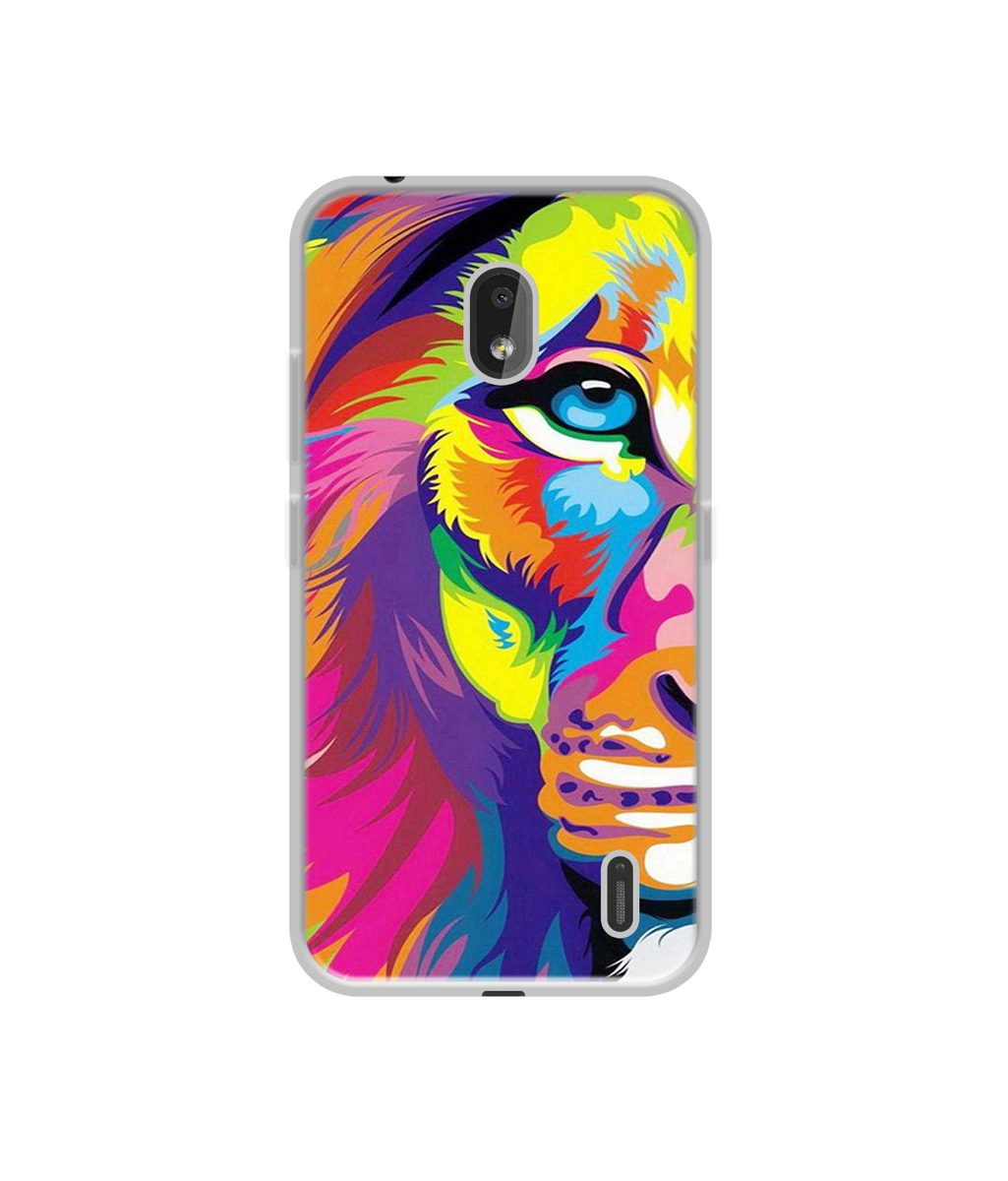 Amazon Brand - Solimo Designer Funny Cat Pattern Print UV Printed Soft Back Case Mobile Cover for Nokia 2.2