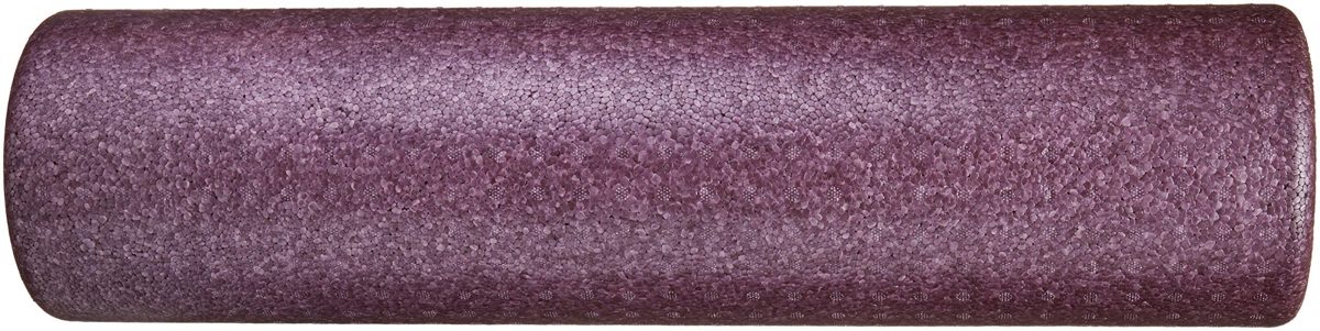 AmazonBasics High-Density Round Foam Roller | 24-inches, Purple (Renewed)