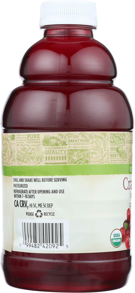 365 Everyday Value, Organic 100% Juice from Concentrate, Cranberry, 32 fl oz