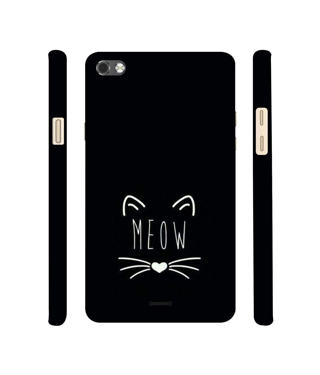 Amazon Brand - Solimo Designer Meow 3D Printed Hard Back Case Mobile Cover for Micromax Canvas Sliver 5 Q450