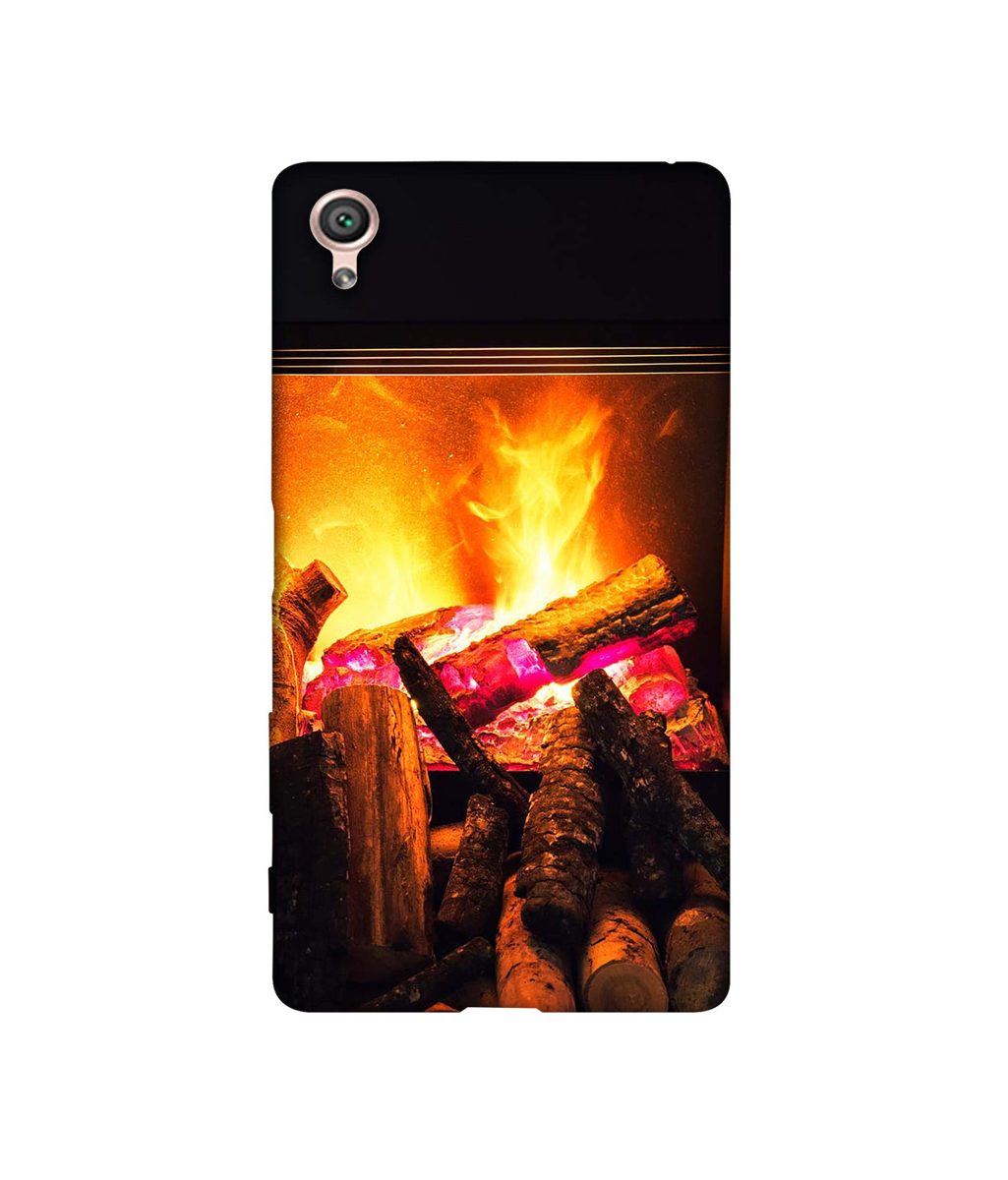 Amazon Brand - Solimo Designer Born Fire 3D Printed Hard Back Case Mobile Cover for Sony Xperia X