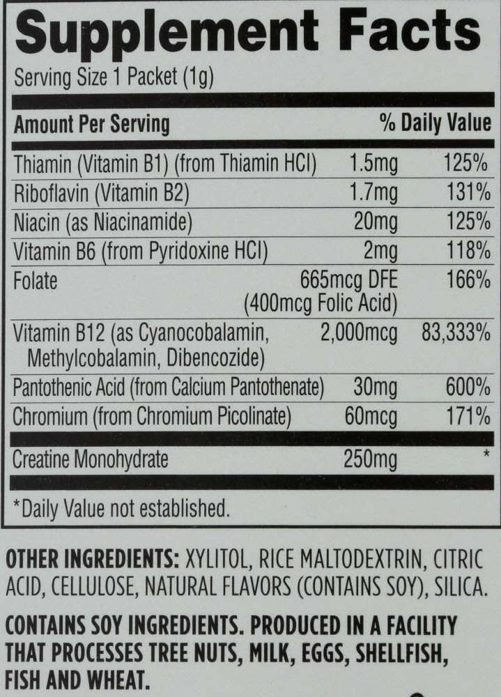 365 Everyday Value, Vitamin B-12 + Creatine & Chromium, 75ct