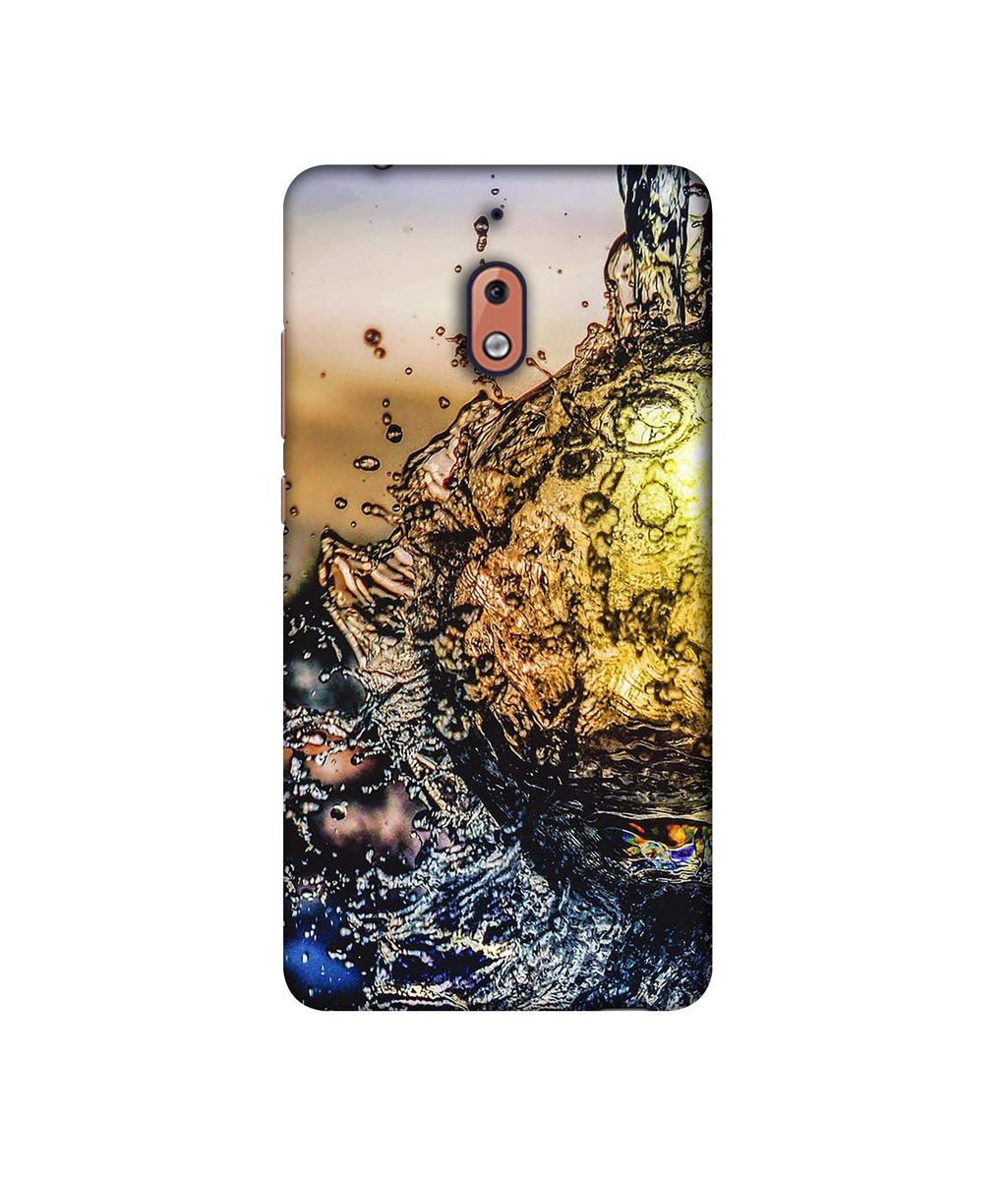 Amazon Brand - Solimo Designer Water Drop Reflection 3D Printed Hard Back Case Mobile Cover for Nokia 2.1