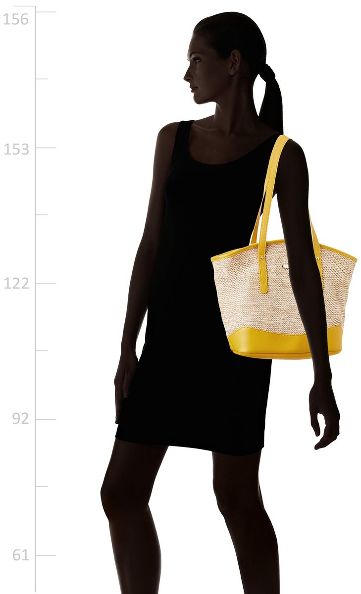 Flavia Women's Handbag (Yellow)