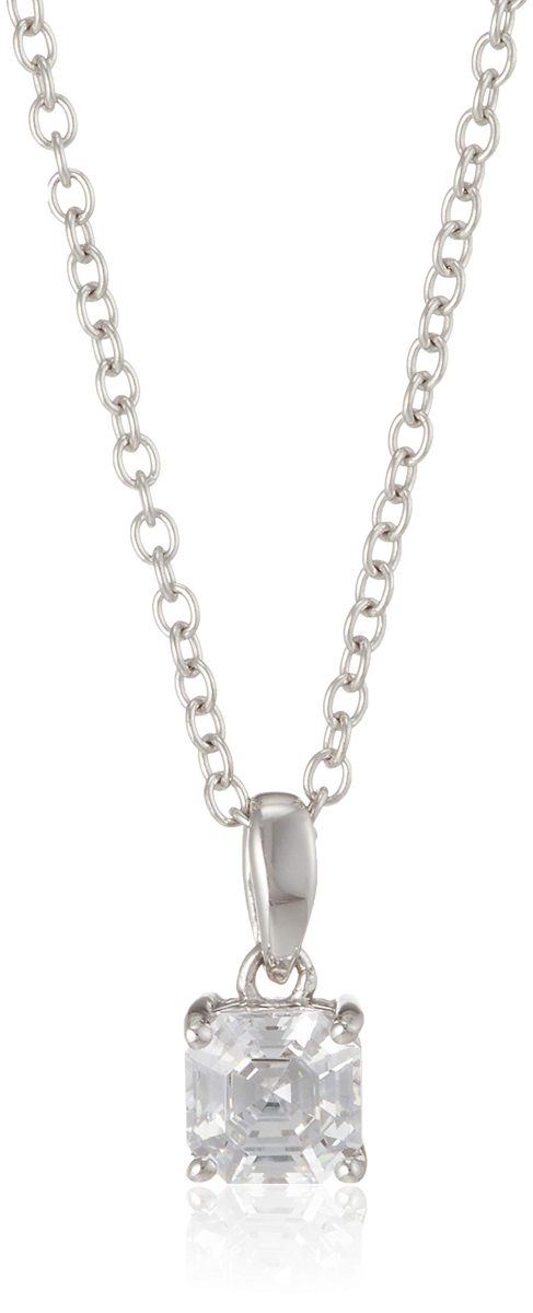 [Find] Amazon Collection Rhodium Plated Sterling Silver Clear As (Car Cut kyu-bikkuzirukoniasoritexiazyueri-setto (Pendant, Ring And Earrings) – Size 10 Pendant jes04923 _ 110cl10jd00