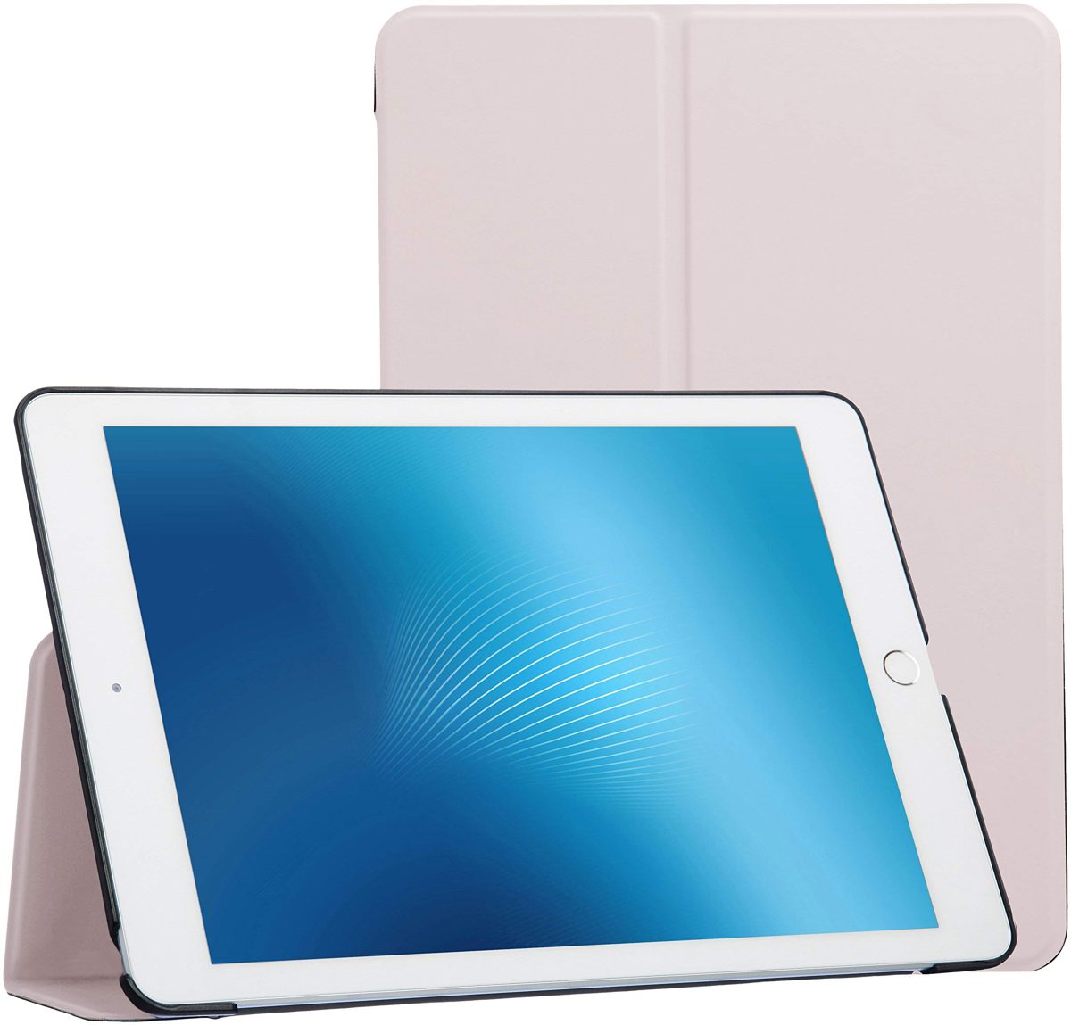 (Renewed) AmazonBasics iPad 2017 Smart Case Auto Wake/Sleep Cover, Pink, 9.7"