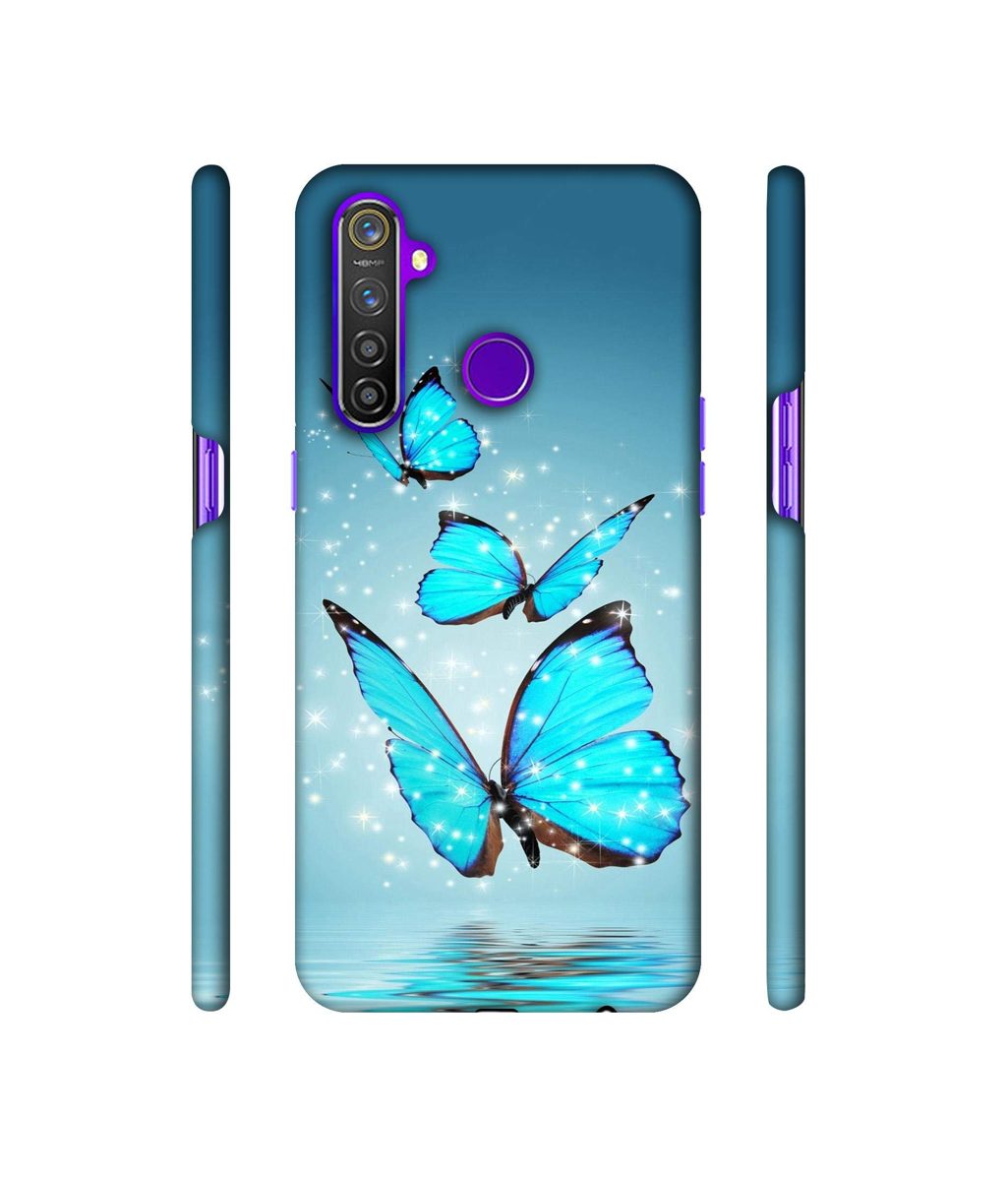 Amazon Brand - Solimo Designer Flying Butterflies 3D Printed Hard Back Case Mobile Cover for Realme 5 Pro