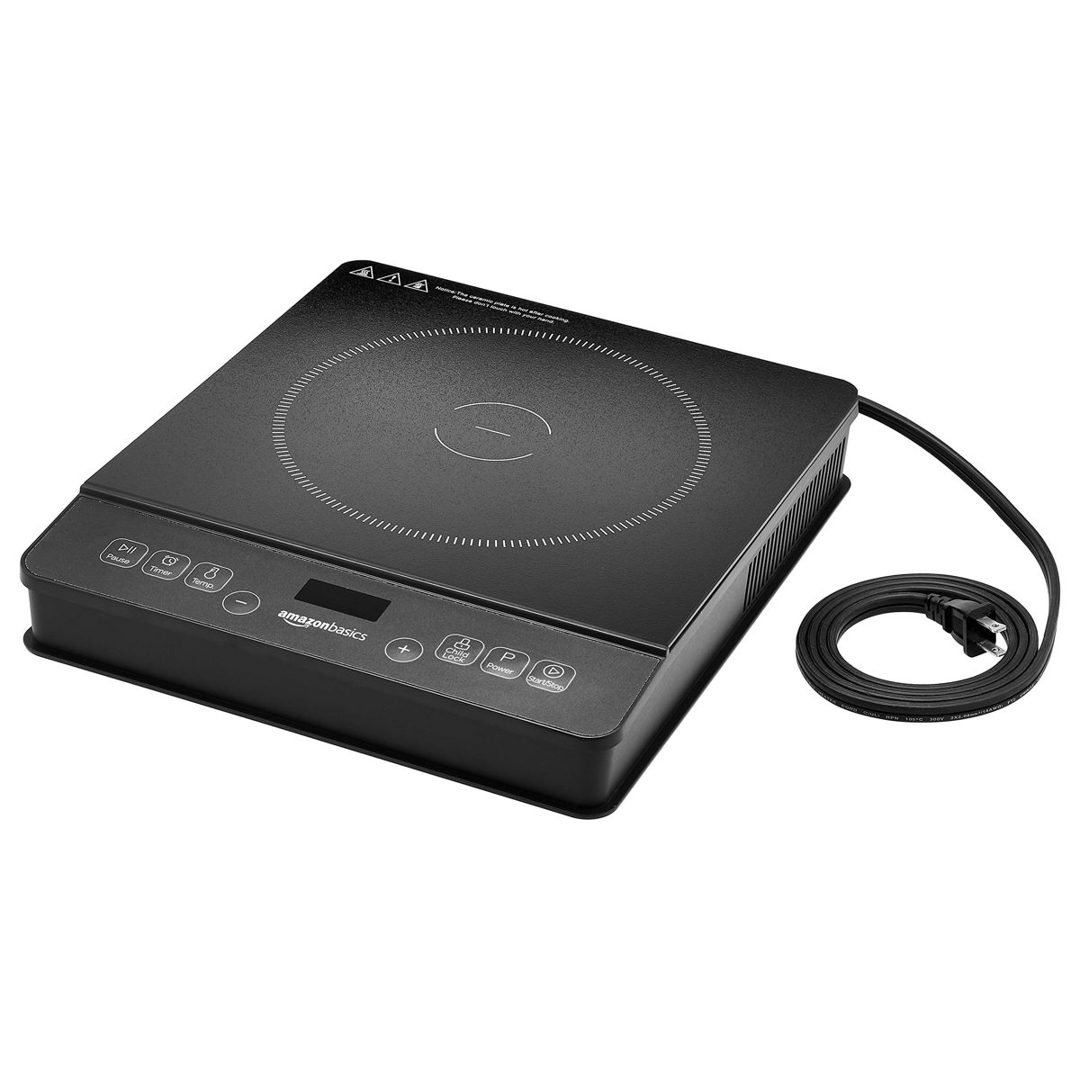 AmazonBasics 1800W Portable Induction Cooktop Burner