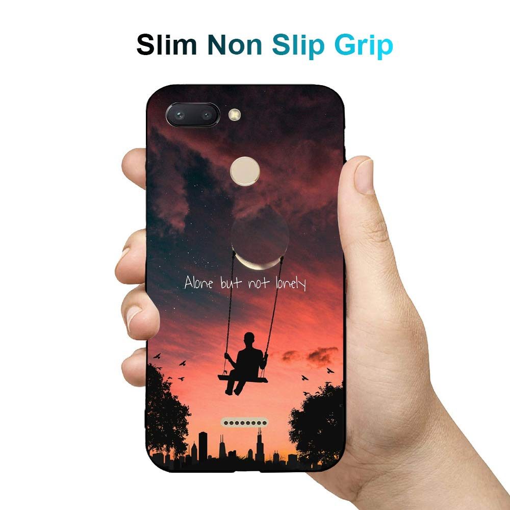 Amazon Brand - Solimo Designer Alone Printed Hard Back Case Mobile Cover for Xiaomi Redmi 6A (D1294)