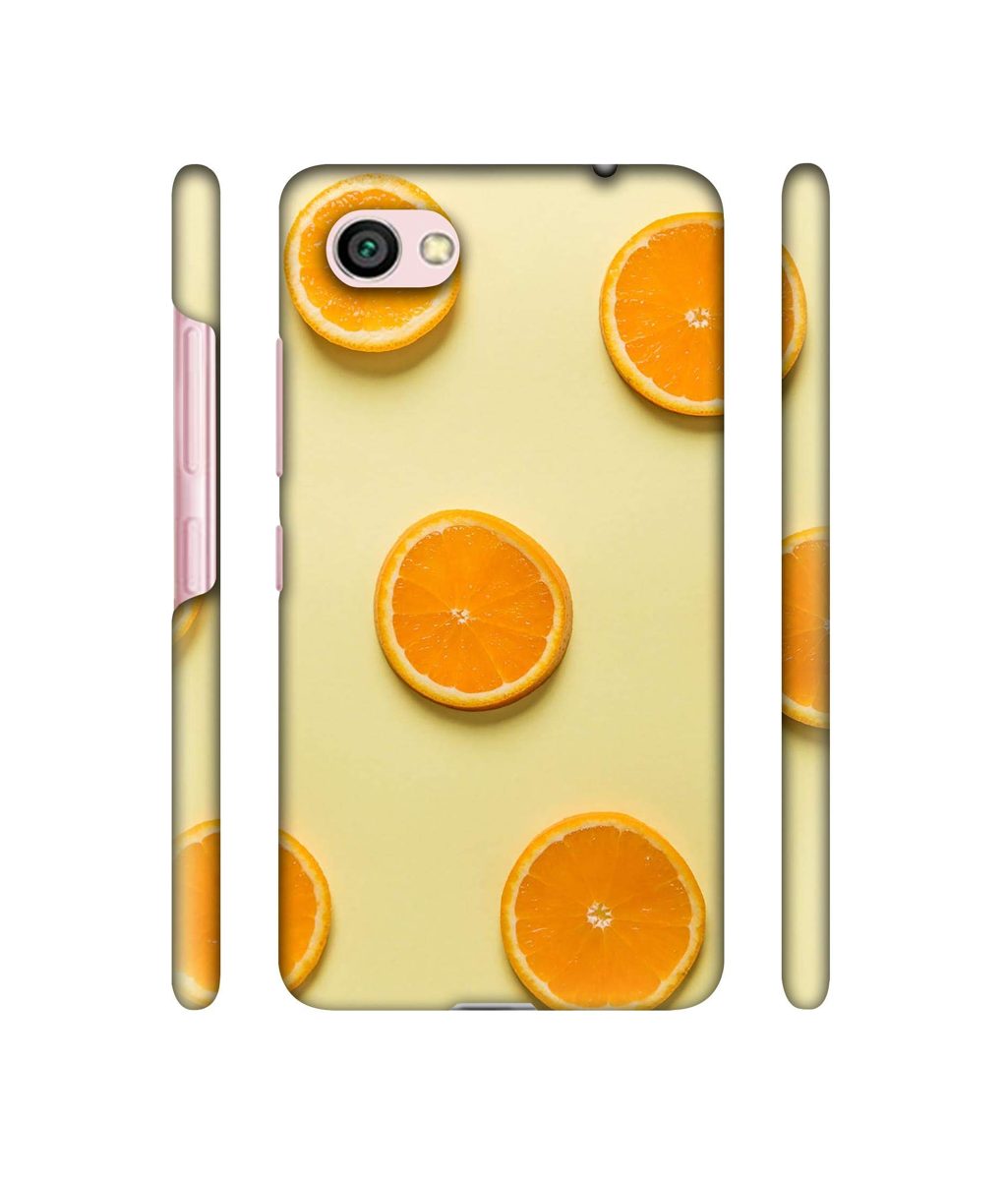 Amazon Brand - Solimo Designer Orange Texture 3D Printed Hard Back Case Mobile Cover for Xiaomi Redmi Y1 Lite