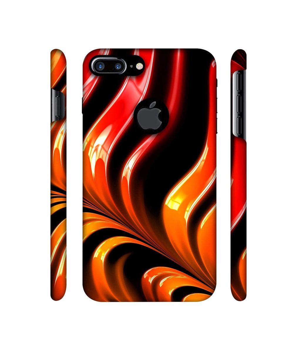 Amazon Brand - Solimo Designer Malte Chocolate 3D Printed Hard Back Case Mobile Cover for Apple iPhone 7 Plus (Logo Cut)
