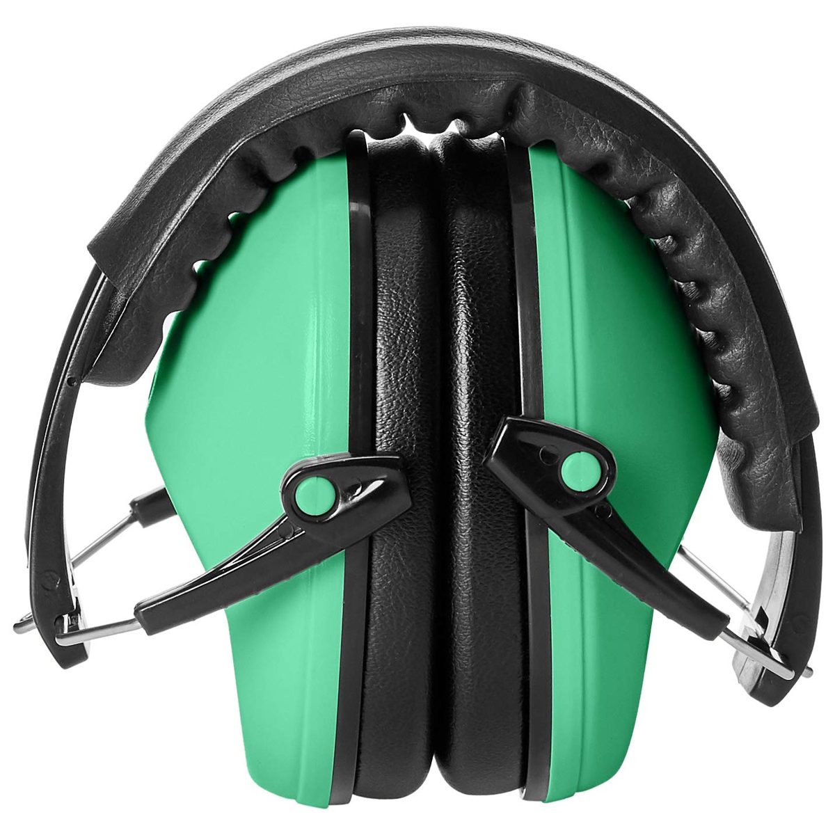 AmazonBasics Kids Ear Protection Safety Earmuffs, Green
