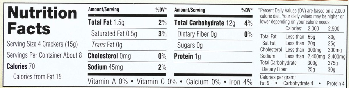 365 Everyday Value, Organic Cracked Pepper Water Crackers, 4.4 oz