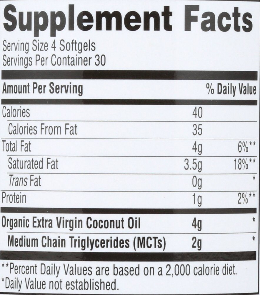 365 Everyday Value, Coconut Oil softgels, 120 Count