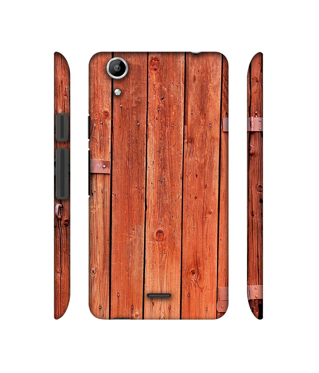 Amazon Brand - Solimo Designer Wooden Door 3D Printed Hard Back Case Mobile Cover for Micromax Canvas Selfie Lens Q345