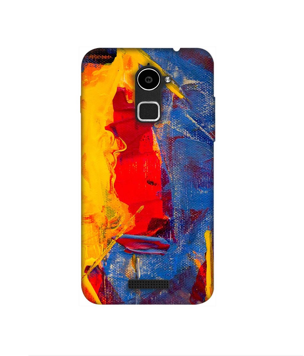 Amazon Brand - Solimo Designer Yellow and Dark Blue Canvas 3D Printed Hard Back Case Mobile Cover for Coolpad Note 3 Lite