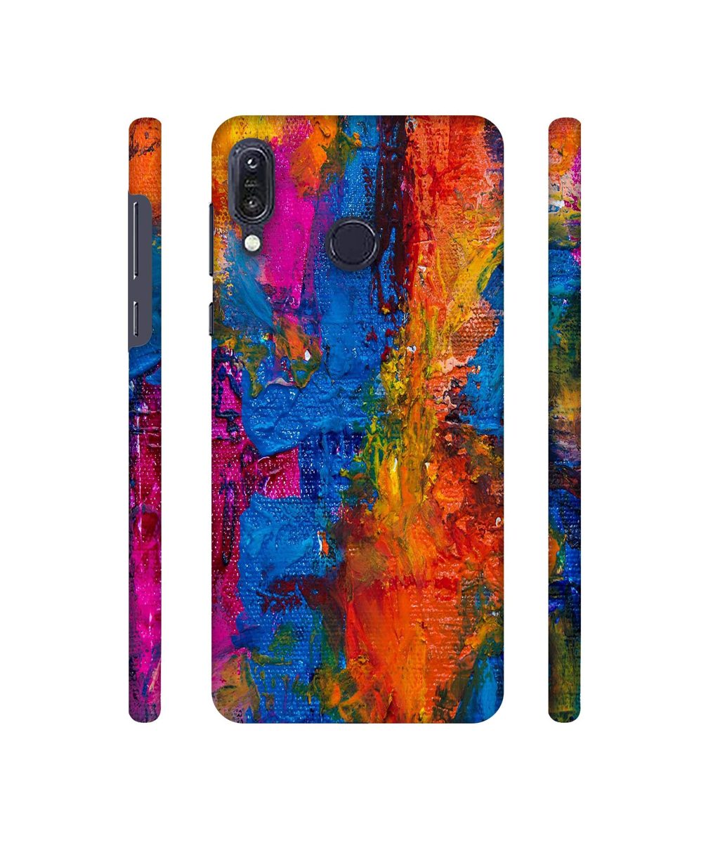 Amazon Brand - Solimo Designer Dark Multicolor Canvas 3D Printed Hard Back Case Mobile Cover for Asus Zenfone Max M1 ZB555KL