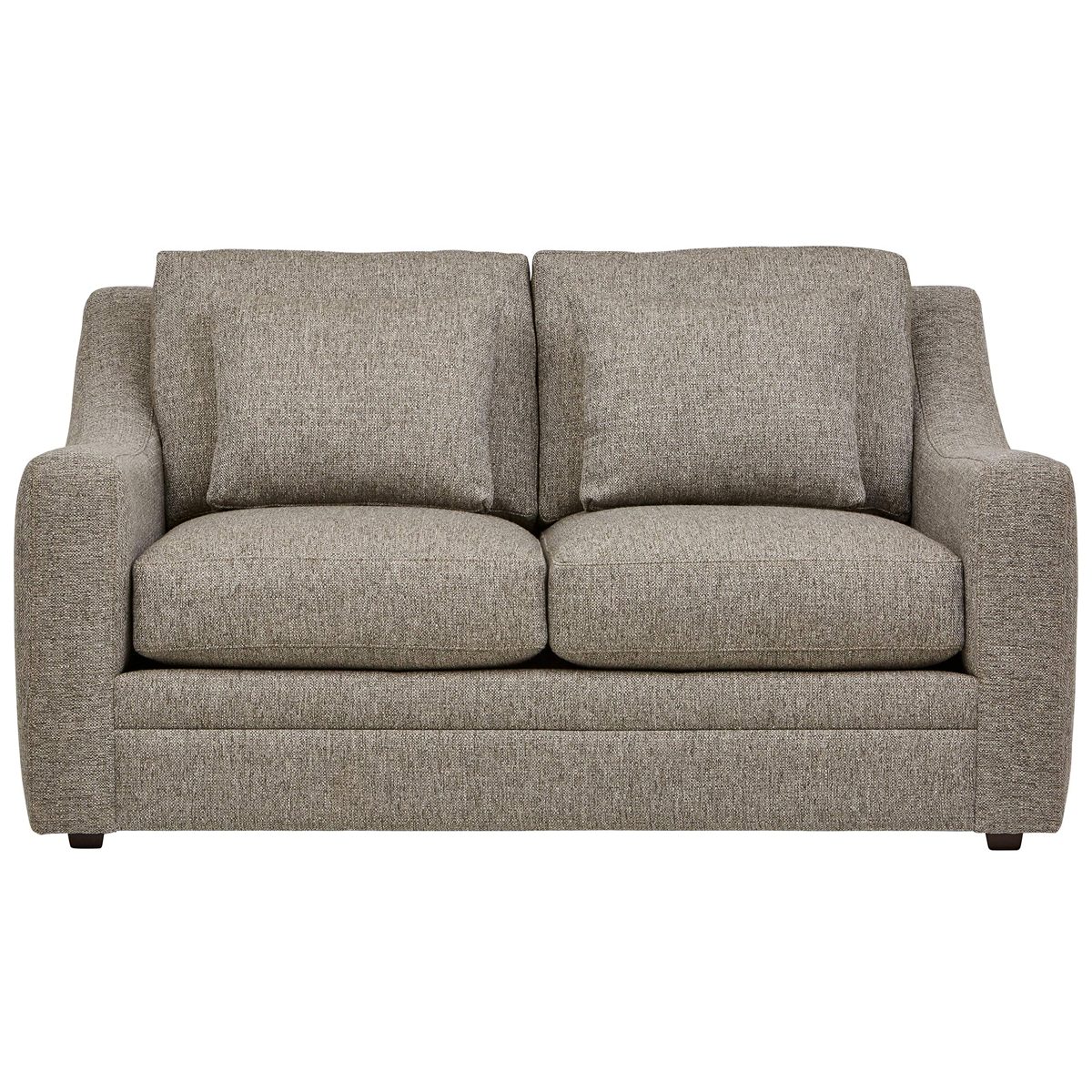 Amazon Brand – Stone & Beam Calhoun Loveseat Sofa, 62.5"W, Tweed