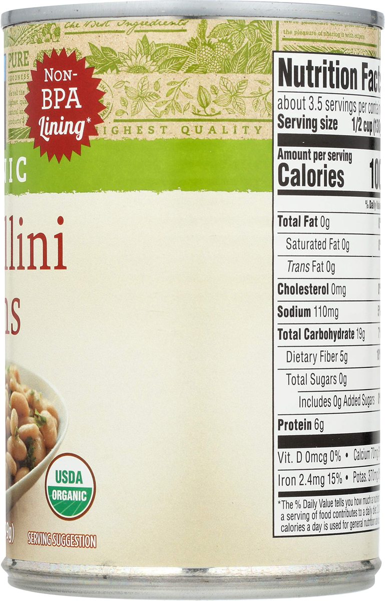 365 Everyday Value, Organic Cannellini Beans, 15 oz