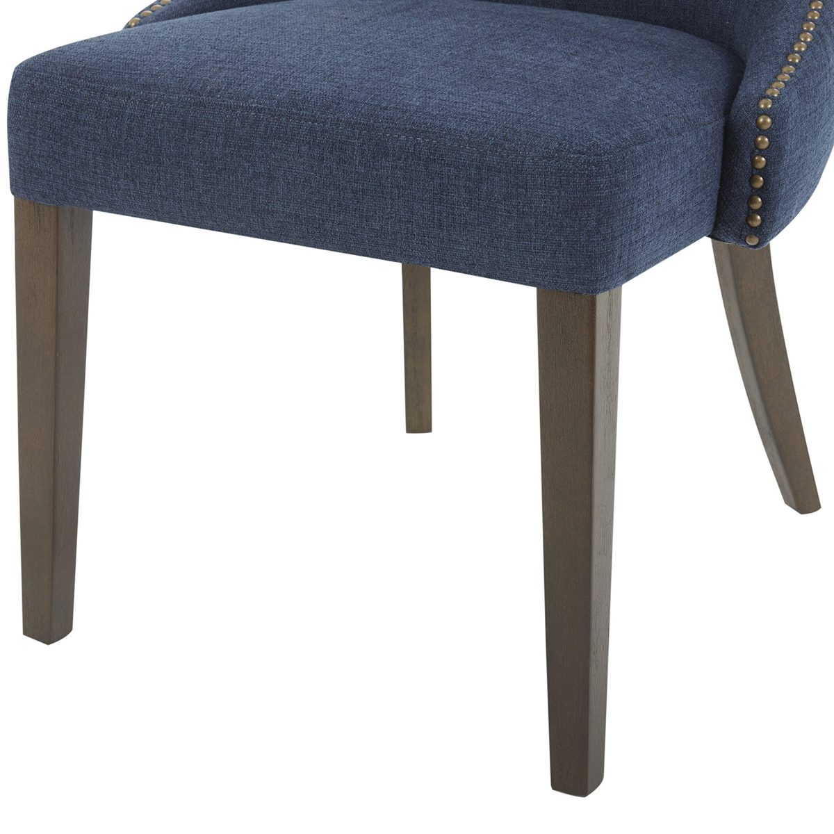 Amazon Brand – Stone & Beam Flanigan Curved-Back Upholstered Dining Chair, 24.4"W, Midnight