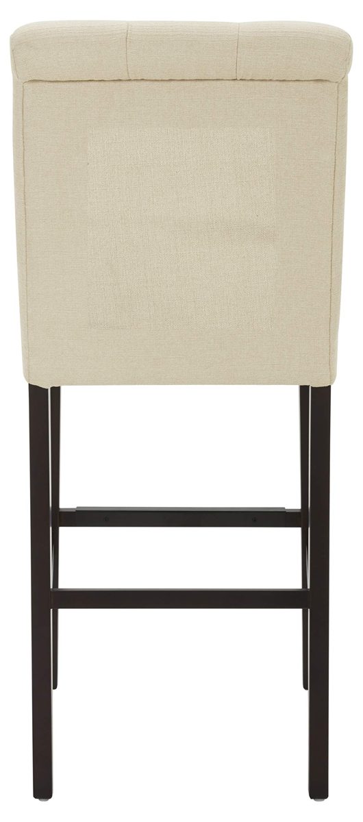 Amazon Brand – Stone & Beam Carson Tufted Kitchen Counter Bar stool, 45"H, Hemp