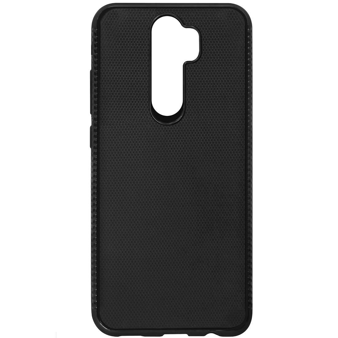 Amazon Brand - Solimo Mobile Cover for Mi Redmi Note 8 Pro (Soft & Flexible Back case), Black