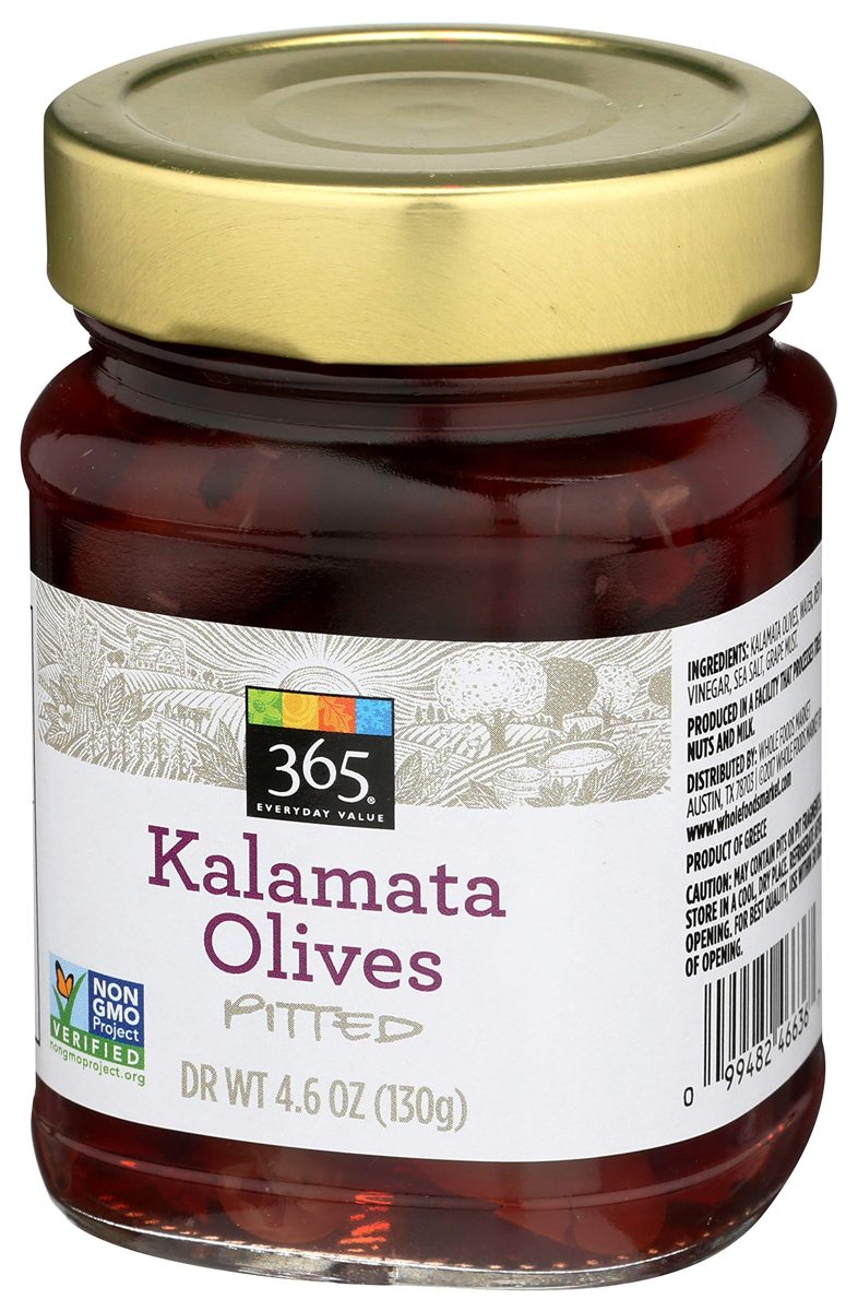 365 Everyday Value, Kalamata Olives, Pitted, 4.6 oz