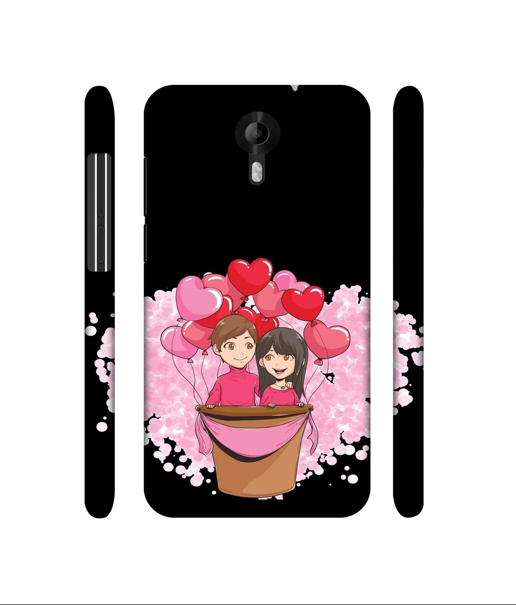 Amazon Brand - Solimo Designer Boy and Girl 3D Printed Hard Back Case Mobile Cover for Micromax Canvas Nitro 4G E455