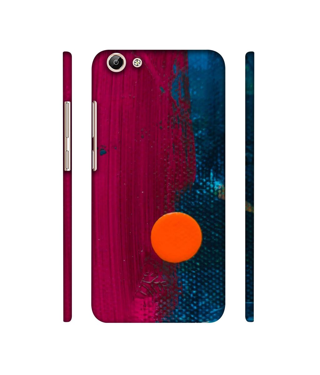 Amazon Brand - Solimo Designer Pink and Blue Brush Texture 3D Printed Hard Back Case Mobile Cover for Vivo Y69