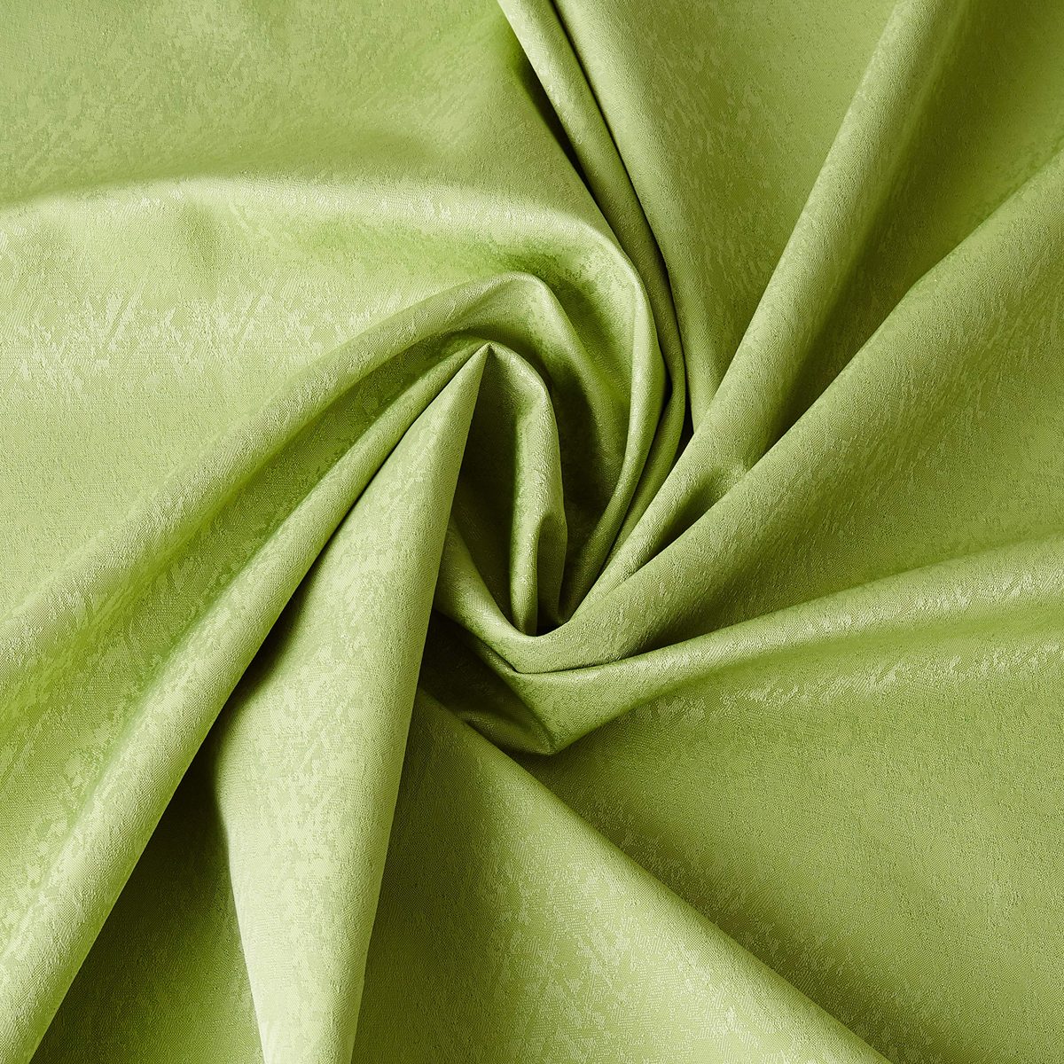 Amazon Brand - Solimo Magnolia Door Curtain, 7 feet - Set of 2 (Parrot Green)