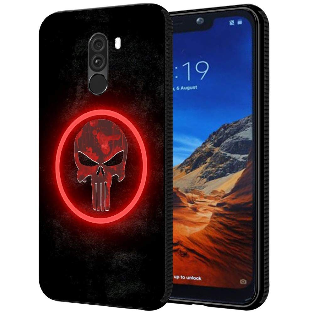 Amazon Brand - Solimo Designer Skull Printed Hard Back Case Mobile Cover for Poco F1 (D1187)