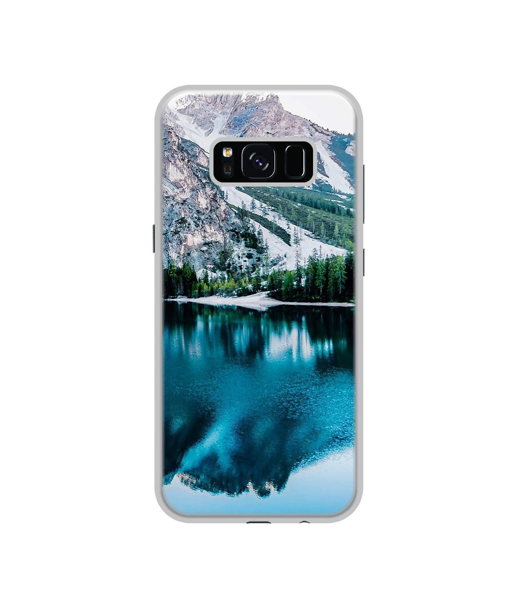 Amazon Brand - Solimo Designer Lake Mountain UV Printed Soft Back Case Mobile Cover for Samsung Galaxy S8