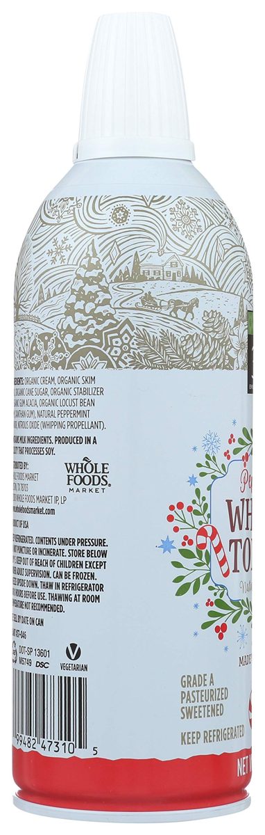 365 Everyday Value, Whipped Topping, Peppermint, 7 oz