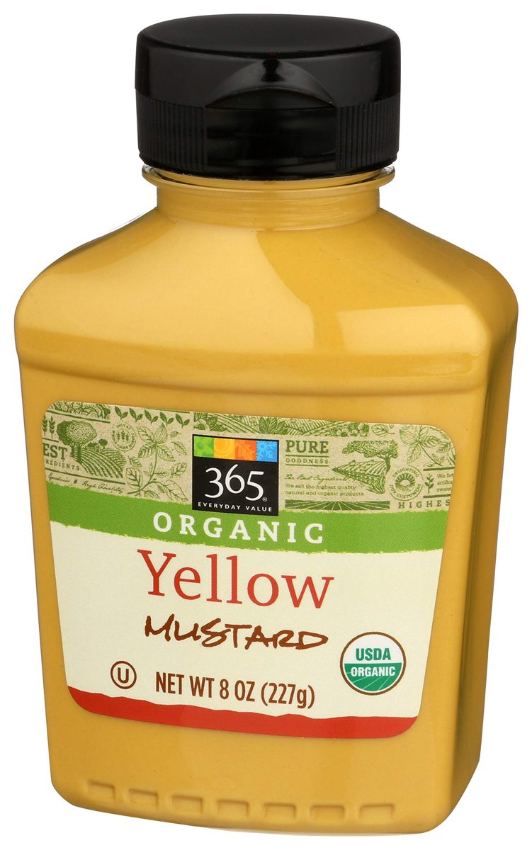 365 by Whole Foods Market, Organic Mustard, Yellow, 8 Ounce