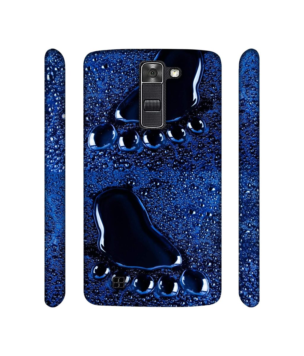Amazon Brand - Solimo Designer Foot Impression 3D Printed Hard Back Case Mobile Cover for LG K7