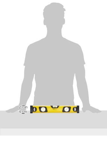 AmazonBasics Heavy-Duty Aluminum Alloy Magnetic Spirit Level, DS-SLAMZ009