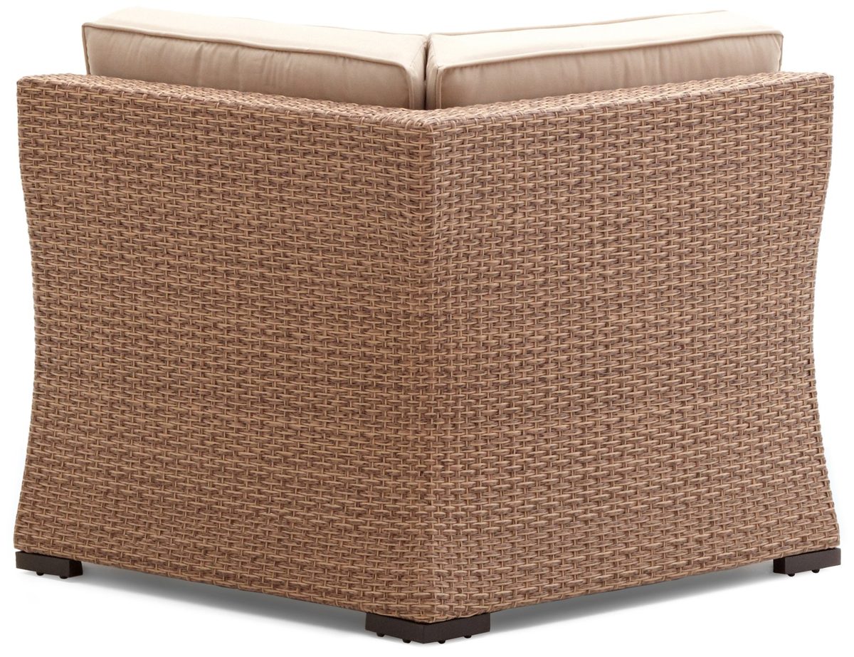 Strathwood Griffen Outdoor Weatherproof Resin Modular Corner Chair
