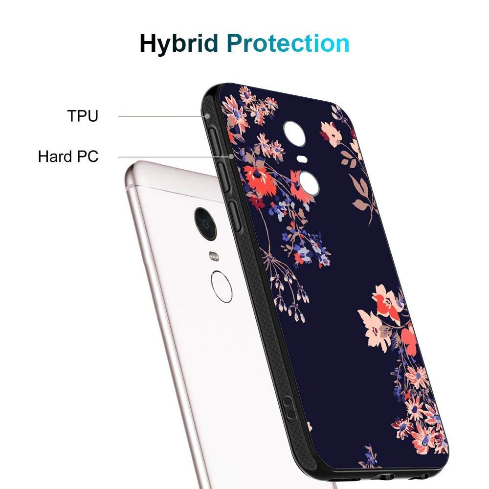 Amazon Brand - Solimo Designer Floral Printed Hard Back Case Mobile Cover for Xiaomi Redmi Note 5 (D1150)