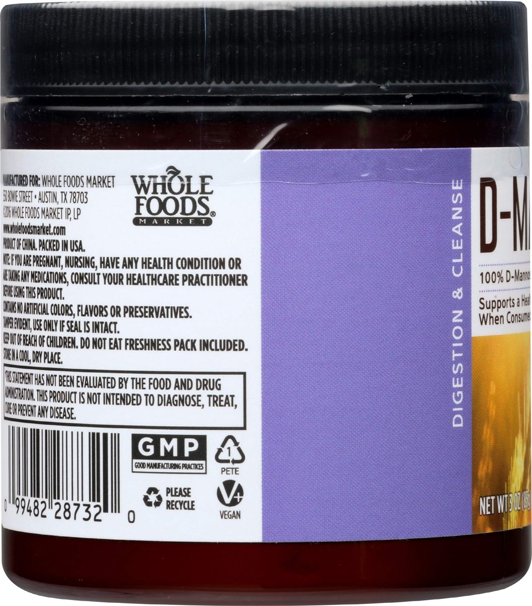 WHOLE FOODS MARKET D-Mannose Powder, 3 OZ