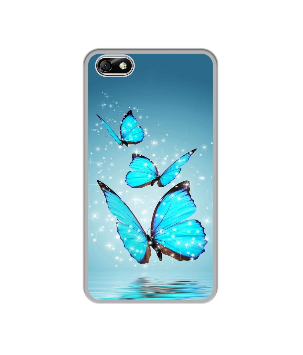 Amazon Brand - Solimo Designer Flying Butterflies UV Printed Soft Back Case Mobile Cover for Huawei Honor 4X
